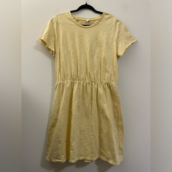 Old Navy Yellow Striped Tee-Shirt‎ Dress - XL - Picture 1 of 6